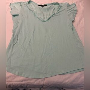 Women's Light Green V-Neck Top WHBM
XS